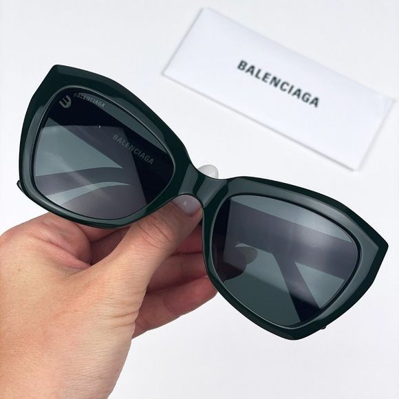 Balenciaga BB0271S 004 Sunglasses Green Cat Eye Women main image 10